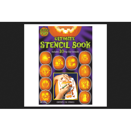 Pumpkin Pro Ultimate Stencil Book Pumpkin Accessory 10-3/4 in. H x 5-1/4 in. W 1 pk - Case Of: 24; Each Pack Qty: 1