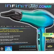 Infiniti Pro by Conair 1875 Watt Full Size Salon Performance AC Motor Styling Tool Hair Dryer with ArgAN Oil, Limited Edition Blue