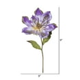 thumbnail image 2 of Vickerman 22" Violet Velvet Magnolia Artificial Christmas Pick, 3 per Bag, 2 of 2