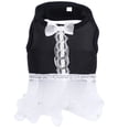 thumbnail image 1 of Vestido de tul con encaje para mascotas, arnés de malla para perros, ropa, abrigo, tallas S a XL, 1 of 9