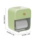 thumbnail image 5 of Portarrollos de papel higiénico de pared, carrito metálico con ruedas, estante sin perforaciones, caja para rollos de baño, estante plegable y ajustable, marco metálico resistente, para, 5 of 7