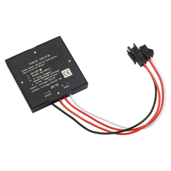 Mirror Touch Sensor Switch Dc12V 3A 36W For Led Light Electronic Component Home Bathroom Switch Accessories