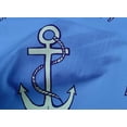 thumbnail image 5 of oneOone Cotton Cambric Medium Blue Fabric Nautical Diy Clothing Quilting Fabric Print Fabric By Yard 42 Inch Wide, 5 of 6