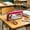 Red, variant on Large Capacity Pencil Case with Handle – Solid Color Contrast Design, Transparent Window & Mesh Pocket for Quick View, Sturdy Fabric & Smooth Zipper, Great for Students and Daily Commute