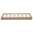 thumbnail image 1 of Wood Picture Frame 6 Grid Rustic Photo Frame Wall Mounted Diy Shell Snail Collector For Plant And Animal Specimens For Home Office College Desk Display Prop, 1 of 9