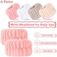 thumbnail image 5 of 8 Pcs Spa Wrist Washband Microfiber Wrist Wash Towel Band Wristbands for Washing Face Absorbent Wristbands Wrist Sweatband for Women Girls Prevent Liquid from Spilling Down Your Arms, 5 of 5