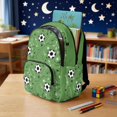 thumbnail image 4 of Whosucclay Soccer Ball Tactics 17 Inch Kids Backpack, Lightweight Students Backpack, Large Capacity with Handle Schoolbag for Kindergarten High School Middle School, 4 of 8
