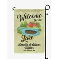 thumbnail image 1 of Printtoo Tan Welcome To The Lake Outdoor Personalized Camping Flags For Campers Double Sided CampsiteFlagOutdoor GardenFlags, 1 of 4