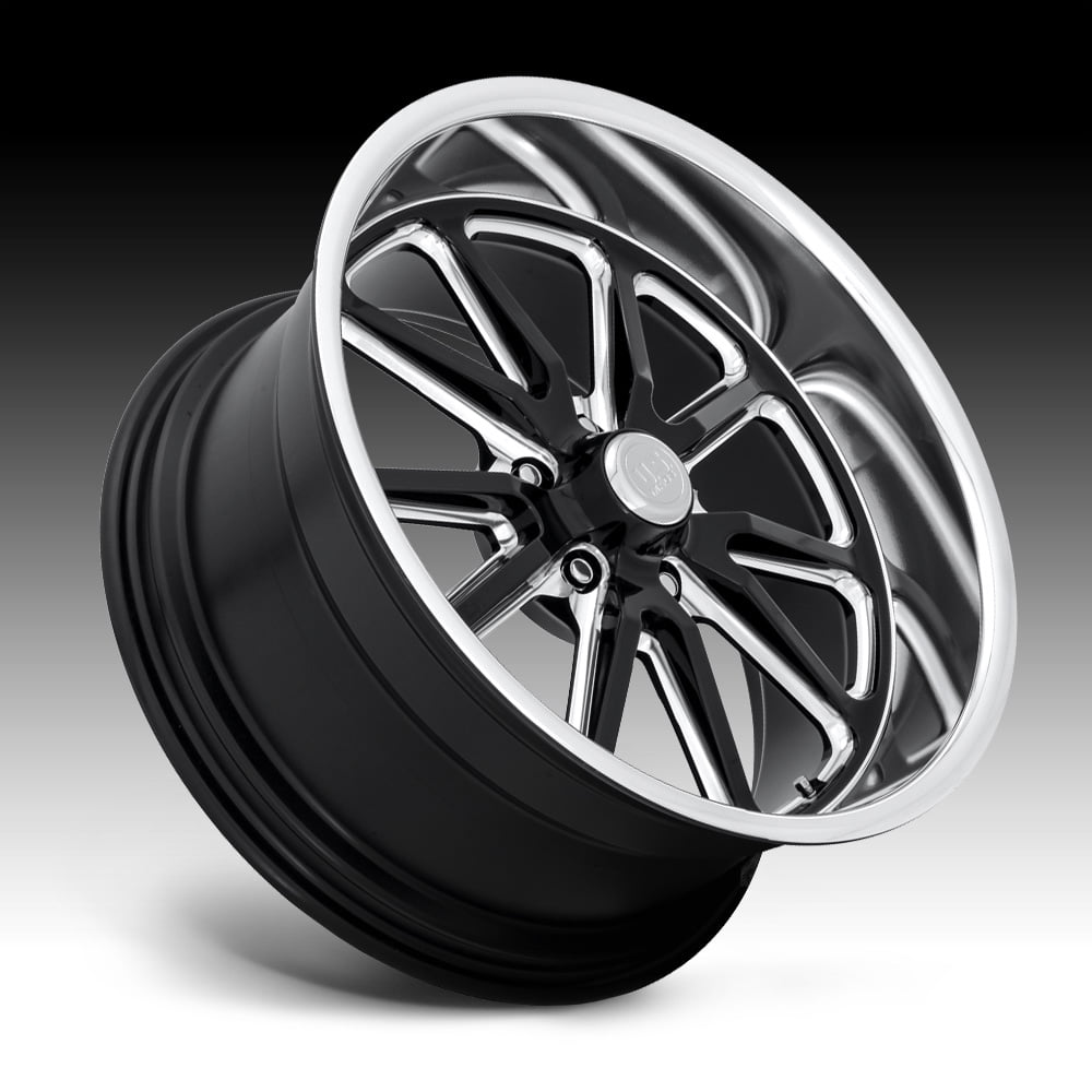US Mags Rambler U117 20x9.5 1 Gloss Black Milled Wheel 5x120.7 5x4.75 QTY 1