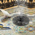 thumbnail image 2 of Outdoor Solar Fountain Solar Pool Pump Battery Garden Floating Fountain Water Bath_Perfect Gift, 2 of 4