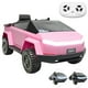 thumbnail image 1 of Montable Eléctrico para Niños Cyber Model Truck con Luces y Sonido Batería 12v Control Remoto Bluetooth - Rosa, 1 of 7