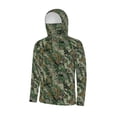 thumbnail image 4 of Xdegoge Women's Forest Terrain Camo Performance Fishing Hoodie UV Protection Long Sleeve Sun Shirt Moisture Wicking Athletic Tops Hunting Gear, 4 of 7