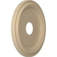 thumbnail image 2 of Ekena Millwork 16"OD x 3 1/2"ID x 1 3/8"P Traditional Thermoformed PVC Ceiling Medallion (Fits Canopies up to 9 1/2"), UltraCover Satin Smokey Beige, 2 of 5