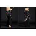 thumbnail image 2 of Belly Dance Hip Scarf Sequins Mesh Triangle Wrap Skirt Waist Chain,One Set,Black, 2 of 4