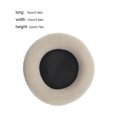 thumbnail image 3 of Matsuzay Par de almohadillas para los oídos Cojín de esponja Montado en la cabeza Orejera con cancelación de ruido Reemplazo de terciopelo ergonómico Relojes inteligentes Gris, 3 of 6