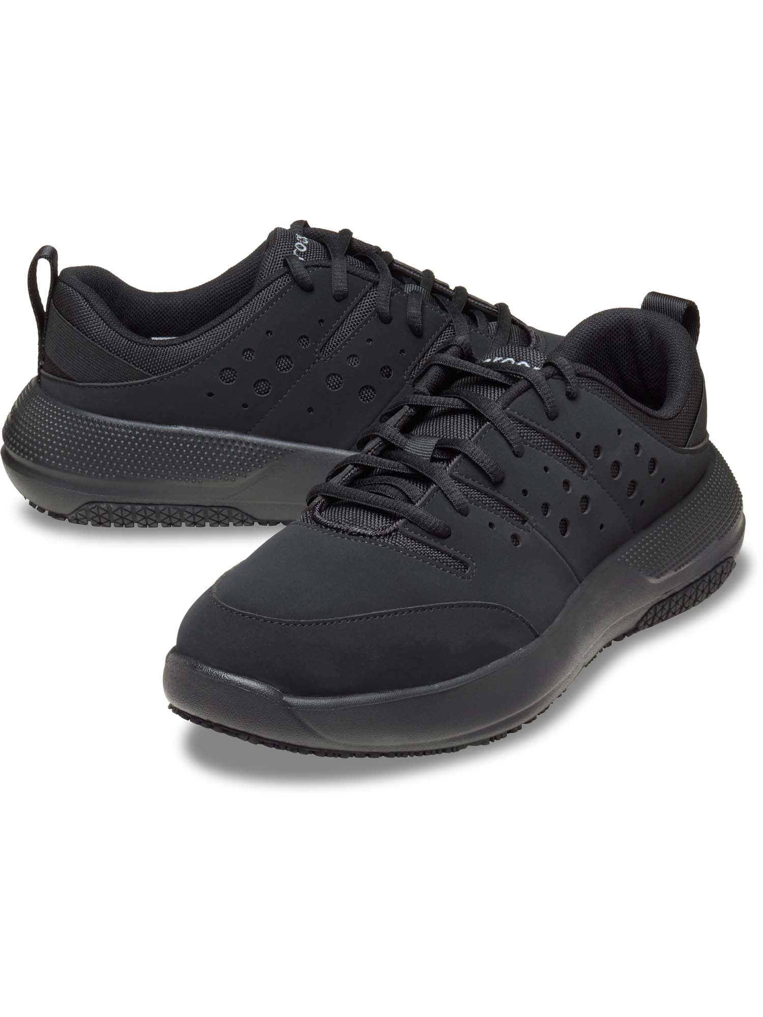 Crocs at Work Women's On The Clock Slip Resistant Work Sneaker - Wide Available