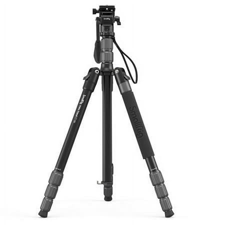 UPC: 6941590007779 | CT180 4-Section Aluminum Video Tripod with Mini Fluid Head