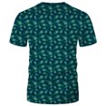 thumbnail image 2 of QTAGTESS Tuxedo T-Shirt Peacock Print Shirt Fake Suit with Bowtie Tee, 2 of 7