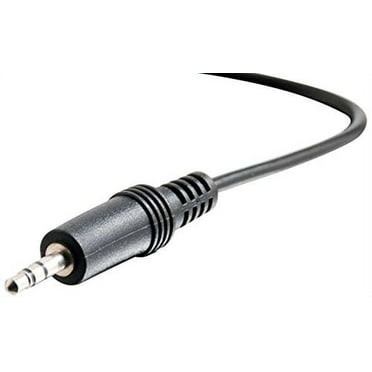 3.5mm M/M Stereo Audio Cable, Aux Cable, Black (6 Feet,)