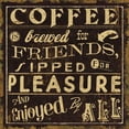 thumbnail image 2 of Pela Studio 12x12 Black Ornate Wood Framed with Double Matting Museum Art Print Titled - Coffee Quote II, 2 of 4