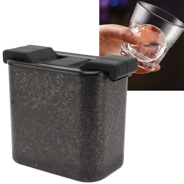 Machine à Glaçons à Boules Sphériques Transparentes, Technologie Avancée en Silicone ABS pour une Congélation Plus Lente, Moule Réutilisable pour Faire des Boules de Glace Transparentes 2 Trous pour Vin