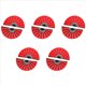 thumbnail image 1 of 10 Piezas Abanico Plegable Grande Abanico Plegable de Mano de Tela de Nylon Abanico de Tai Abanico de Mano Plegable de Decoración para Favores de Fiesta (Rojo), 1 of 7
