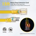 thumbnail image 2 of Cable de extensión DEWENWILS calibre 12/3 de 15 pies para interiores y exteriores, 2 of 7