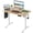 Natural, variant on Electric Standing Desk, 40" x 24" Height Adjustable Sit Stand Desk with Splice Board, Carbon Steel Frame, 4 Memory Presets for Home Office, Natural