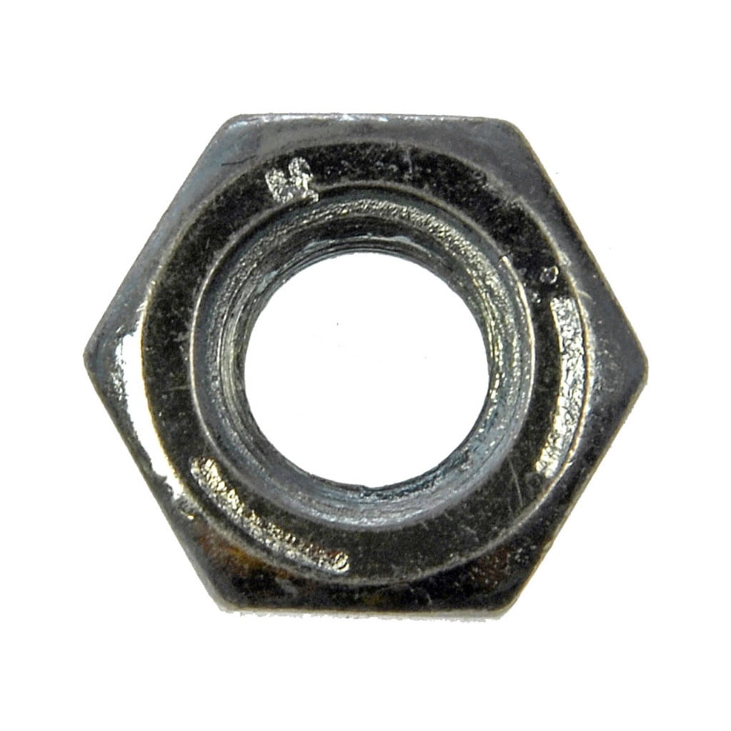 KarParts360 Hex Nuts | Zinc Clear Finish | Fine Thread | 1/4-28 Inches Callout Size | 1/4-28 Thread Size | 95 pieces