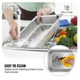thumbnail image 5 of Steam Table Pans 6 Pack, 20.9x12.8x3.9 Inch Full Size 20 Gallon Stainless Steel Hotel Pans, Deep Food Container Oven Trays for Buffet Catering, 5 of 7