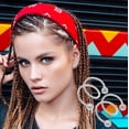 thumbnail image 3 of Hearth & Gear Women's Earrings Fashion Earrings Double Hoop Earrings Women's Earrings Geometric Dangles Earrings Women's Earrings Moth Earrings Raffia Earrings Flat Back Earrings for Women Baseball, 3 of 3