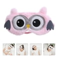 thumbnail image 2 of 1Pcs Pink Cloth Cartoon Eye Mask for Girls Sleep Travel Home Use, 2 of 8