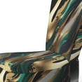 thumbnail image 4 of Designart "Agate en Vert et Or II" Chaise d'Appoint Rembourrée en Agate Verte - Fauteuil Moderne pour Salon, 4 of 7