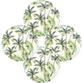 thumbnail image 2 of Coolnut Round Placemats for Dining Table Set of 6, Palm Tree Non-Slip Washable Table Mats Kitchen Heat Resistant Place Mats for Outdoor Indoor Table Home Decor, 2 of 7