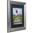 thumbnail image 2 of Trademark Fine Art "Path to the Light" Canvas Art by Michael Blanchette Photography Black Matte, Silver Frame, 2 of 4