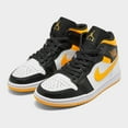 thumbnail image 2 of Women's Jordan 1 Mid SE White/Laser Orange-Black (CV5276 107) - 5.5, 2 of 4