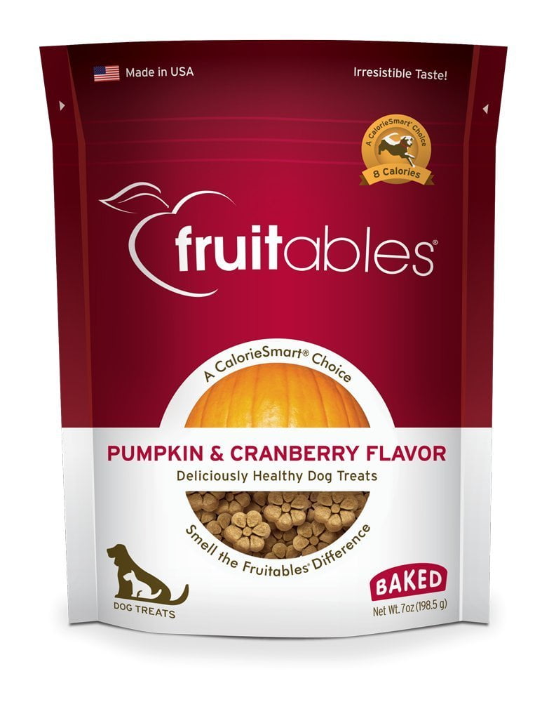 Fruitables Dog Treats Pumpkin & Cranberry Flavor, 7 oz