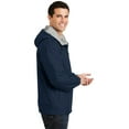 thumbnail image 3 of Port Authority Team Jacket-4XL (Bright Navy/Light Oxford), 3 of 6