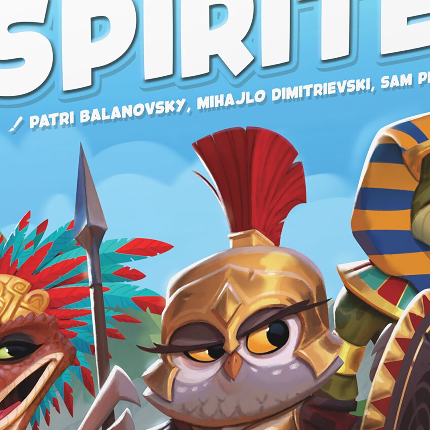 Garphill Games: Spirited - Ancient World Card-Driven Board Game, Animal Clans Forge Allegiances, Fight In Battles, Build Wonders, Ages 14+, 1-6 Player