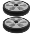 thumbnail image 3 of Raindrops 2pcs Shopping Cart Wheels Replacement Plastic Foldable Utility Trolley Wheels Heavy Duty Rolling Wheels For Grocery Cart, 3 of 8