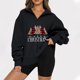 thumbnail image 2 of Sudaderas de Cuello Redondo de Navidad Para Mujer Estampado de Manga Larga Suelta Tops Individuales Blusa Odeerbi ODB192405, 2 of 6