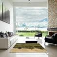 thumbnail image 6 of Ahgly Company Indoor Rectangle Patterned Orange Gold Area Rugs, 6' x 9', 6 of 6