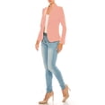 thumbnail image 3 of FashionStream Women's Fitted Open Front Blazer Jacket for Elegant Style, 3 of 8