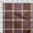 thumbnail image 2 of oneOone Polyester Lycra Fabric Tartan Check Printed Craft Fabric BTY 56 Inch Wide, 2 of 4