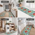 thumbnail image 5 of Pioneer Flower Floral Print Pattern Kitchen Rugs Sets Of 3,Kitchen Runner Rugs Non Skid Washable,Decorative Kitchen Floor Mats for Kitchen,Sink,Laundry,17X30 Inch + 17X47 Inch + 17X59 Inch, 5 of 6