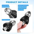 thumbnail image 4 of Uxcell 2PCS Pressure Washer Sewer Jetter Cleaning Nozzle with with 1/4" Quick Connector, 5000 PSI, for Water Pipe Sediment [Black], 4 of 6