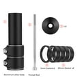 thumbnail image 3 of Aluminum Alloy Bike Fork Stem Extender Handlebar Riser Bicycle Cycling Stem Head Up Adapter Bike, 3 of 8