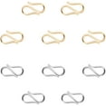 thumbnail image 6 of 1Box 60pcs 2 Colors S-Hook Necklace Clasp 304 Stainless Steel Chain Clasps Metal S Hooks Clasps Golden & Stainless Steel Color Connectors S-Shaped Hook for Necklace Jewelry Making, 6 of 7