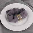 thumbnail image 4 of Qucyy 12PCS – Napkin Rings, Gold Napkin Rings Set of 12, Holiday Napkin Holders for Dining, Anniversary, Birthday, Romantic Candlelight Dinner, Holiday, Party of Table Setting, Wedding, 4 of 5
