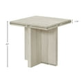 thumbnail image 2 of Roundhill Furniture Mchome Square End Table, Nightstand, White Finish, 2 of 9